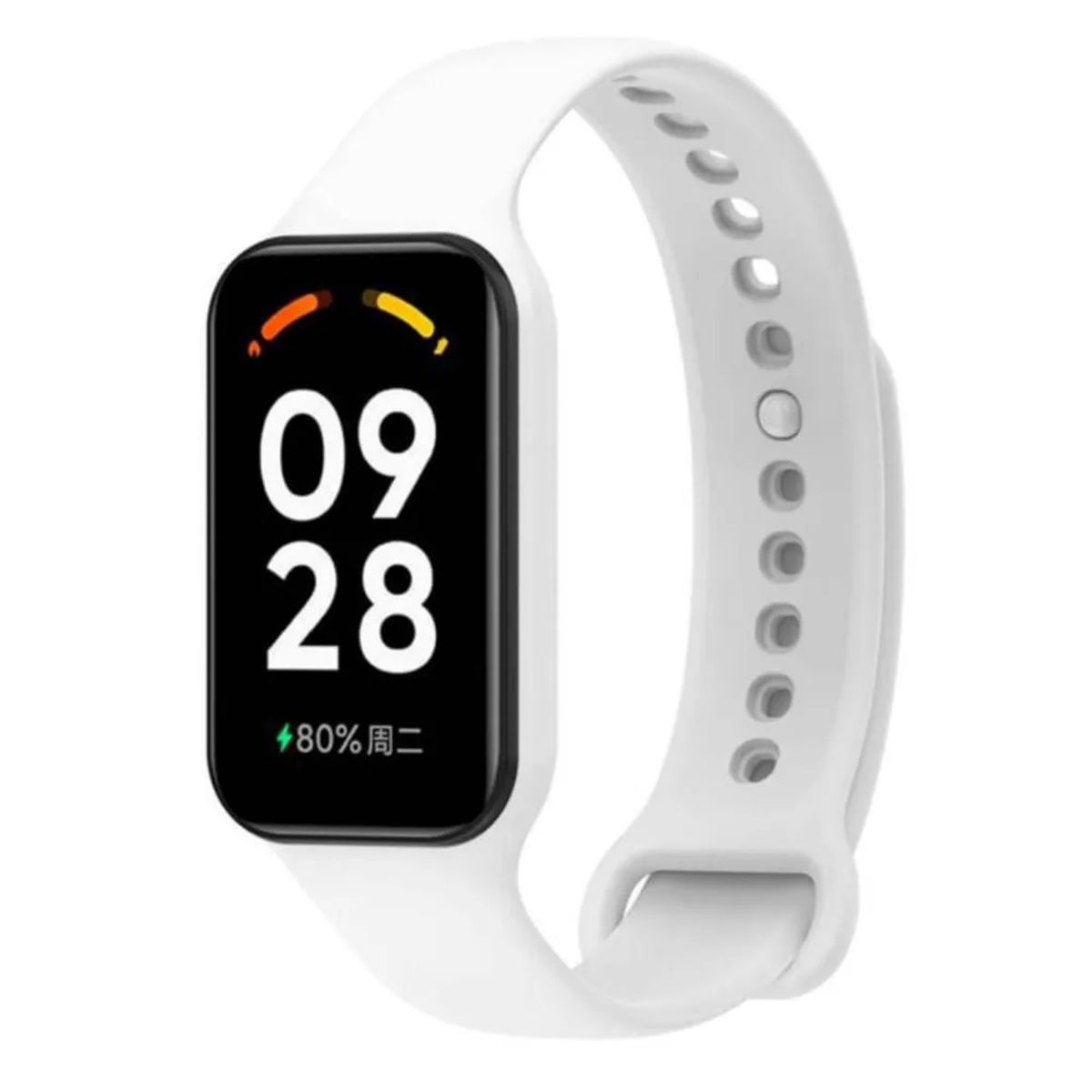 GENERICO - Correa de silicona Para Xiaomi Smartband Band 2- Blanco