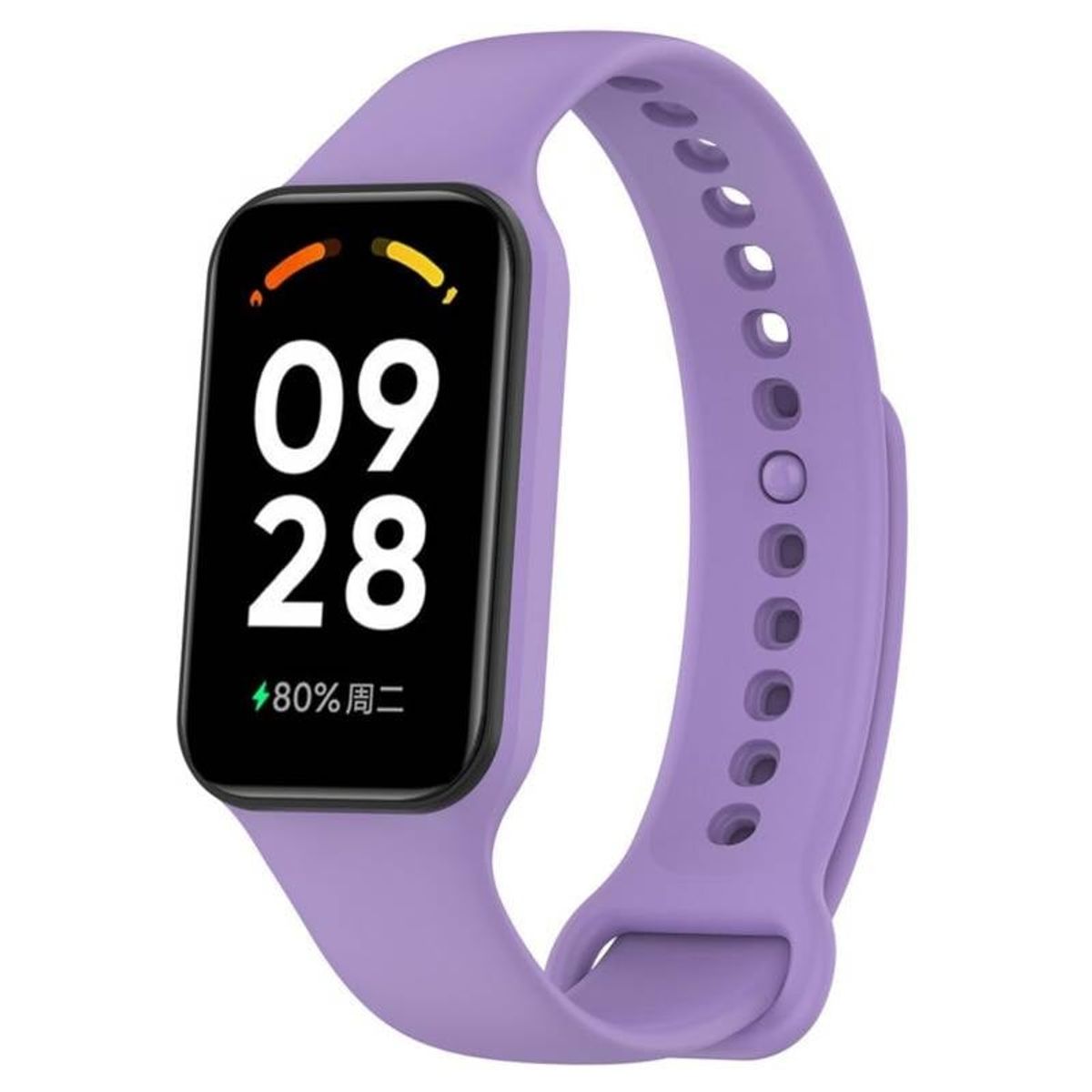 GENERICO - Correa de silicona Para Xiaomi Smartband Band 2- Lila