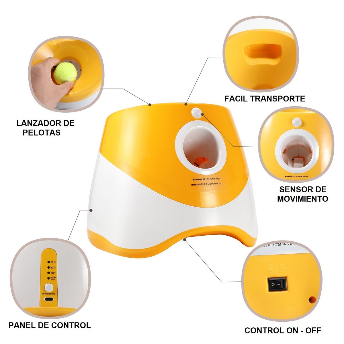 GENERICO - LANZADOR DE PELOTAS AUTOMATICO