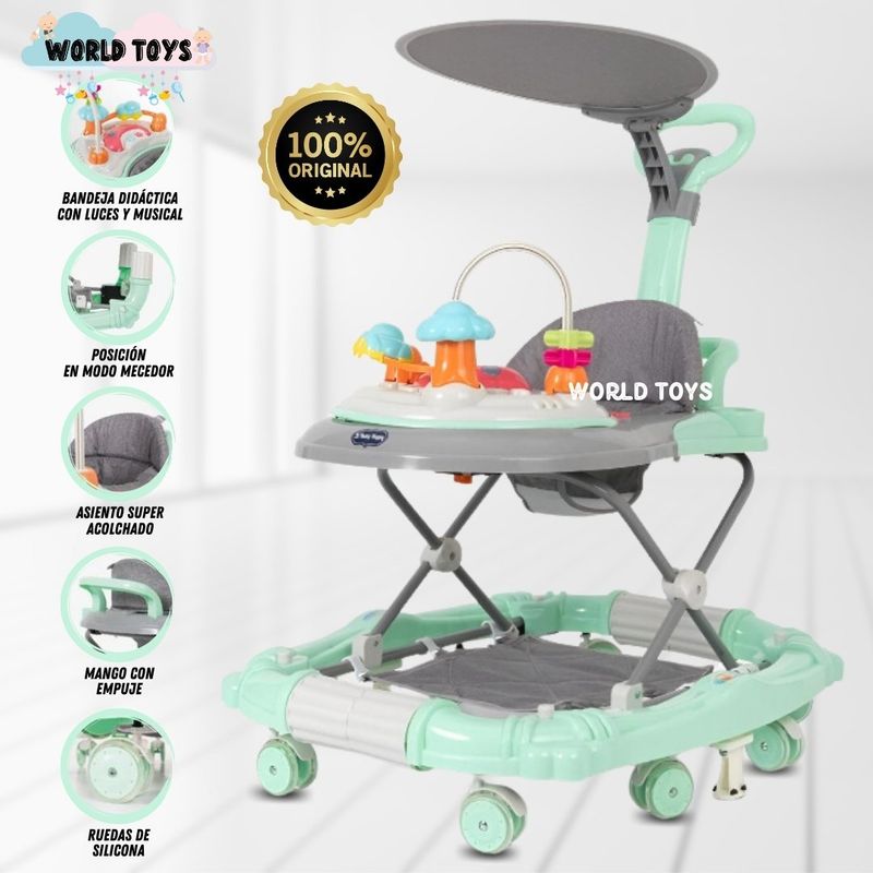 BABY HAPPY - Andador Mecedora «JOLIE» Edición Limitada Green