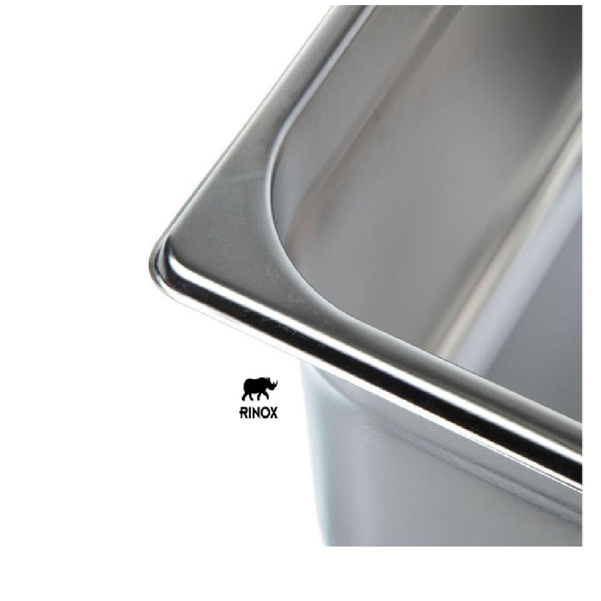 RINOX - Fuente 1/3 acero Inox 32,5 x 17,6 x 10cm Gastronorm