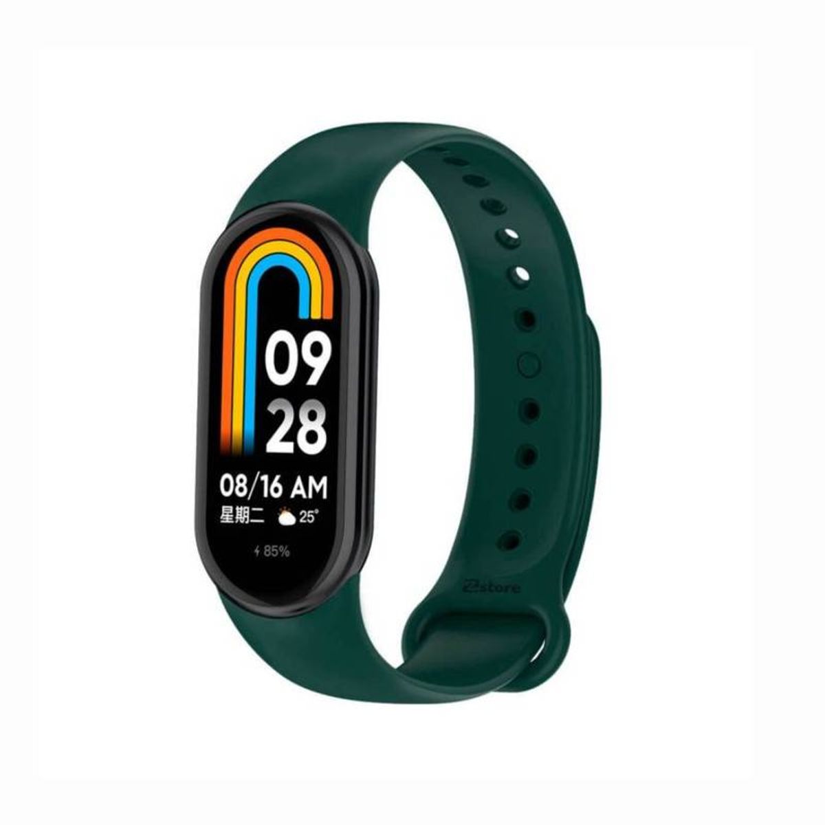 GENERICO - Correa de silicona Para Xiaomi MiBand 8- Verde