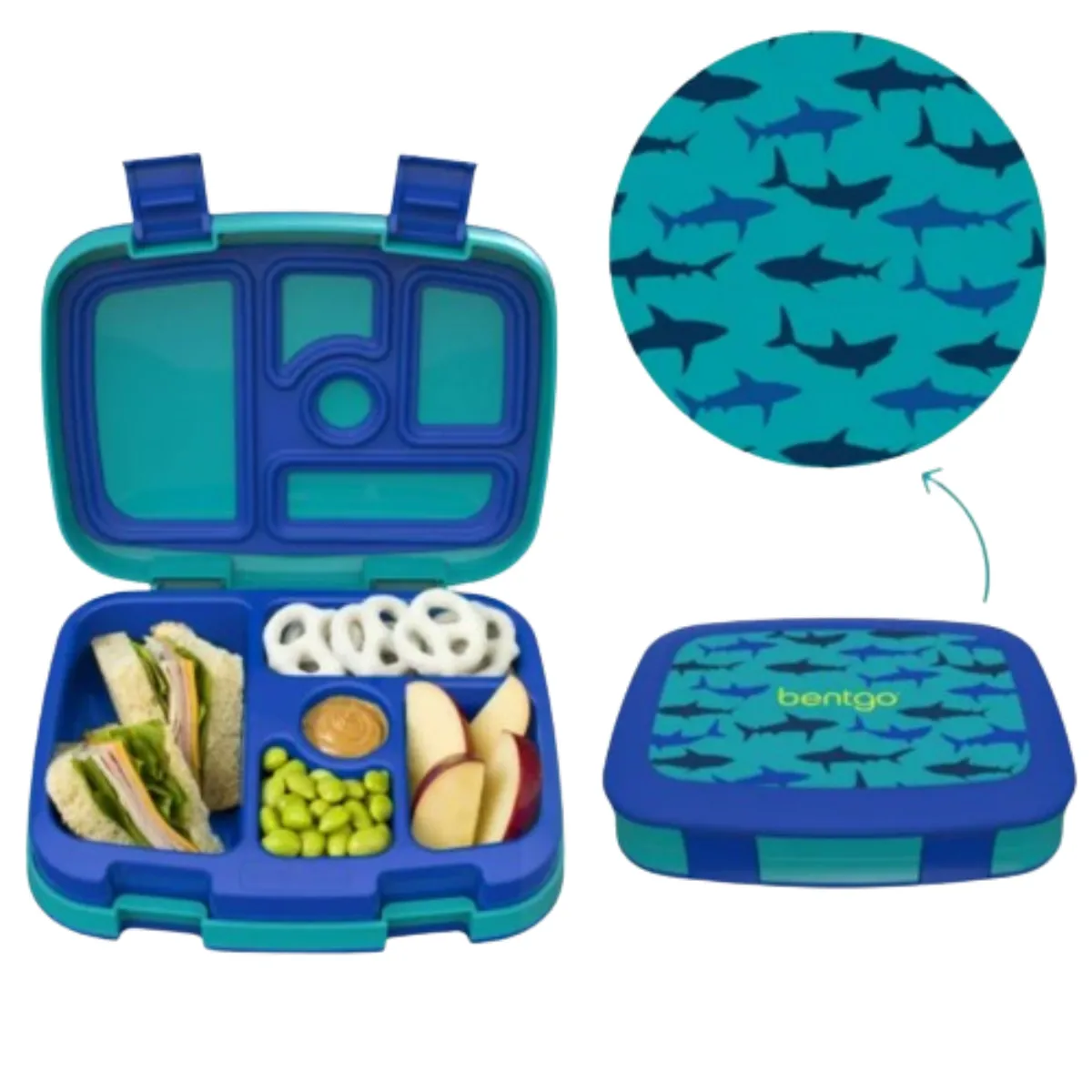 BENTGO - Lonchera Bentgo Kids - Tiburones