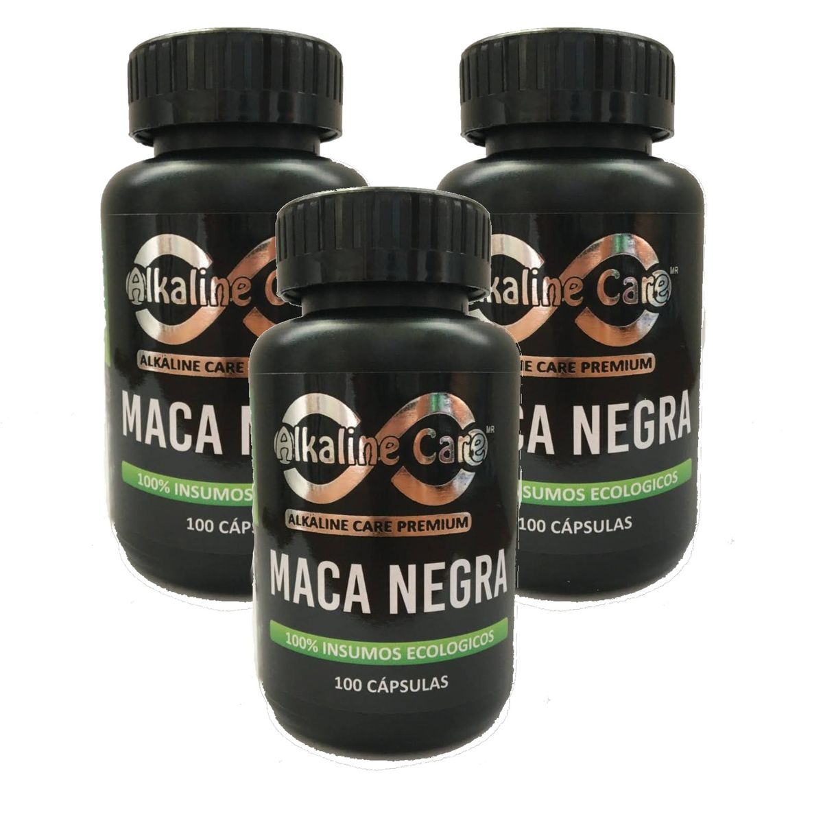 ALKALINE CARE - Maca Negra 300 Cápsulas Alkaline Care