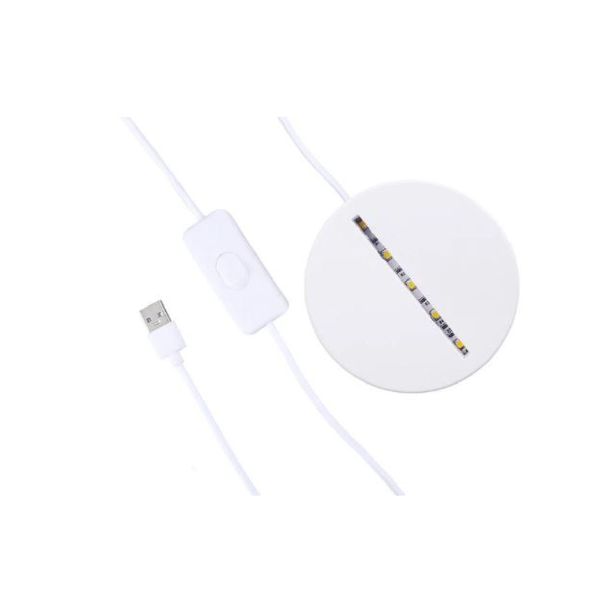 GENERICO - Lámpara de noche acrílica 3D Mundo