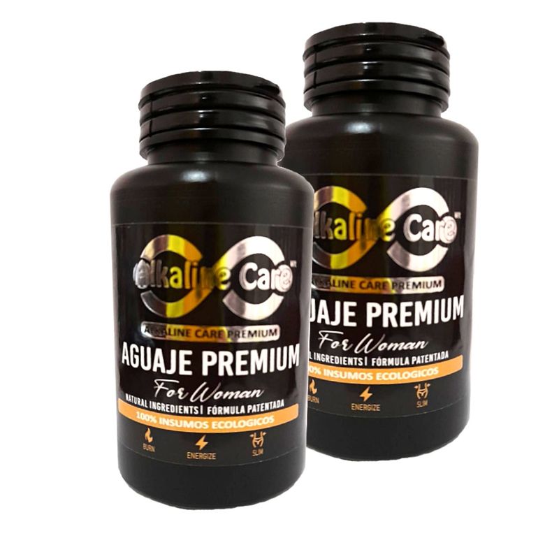 ALKALINE CARE - Aguaje Premium 200 Cápsulas Alkaline Care