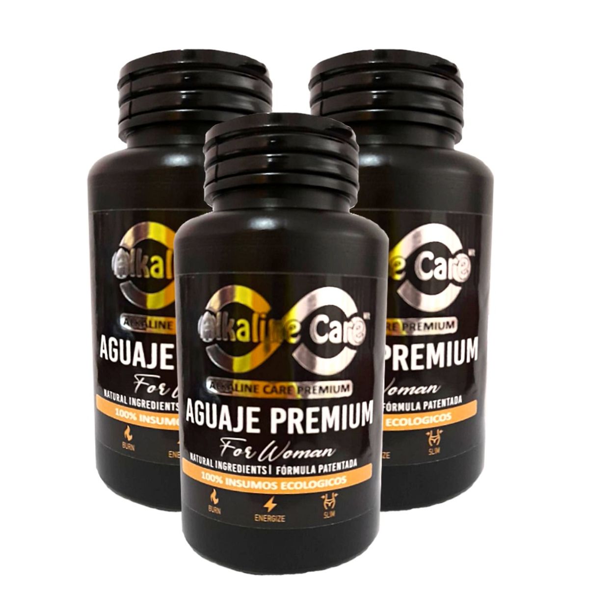 ALKALINE CARE - Aguaje Premium 300 Cápsulas Alkaline Care