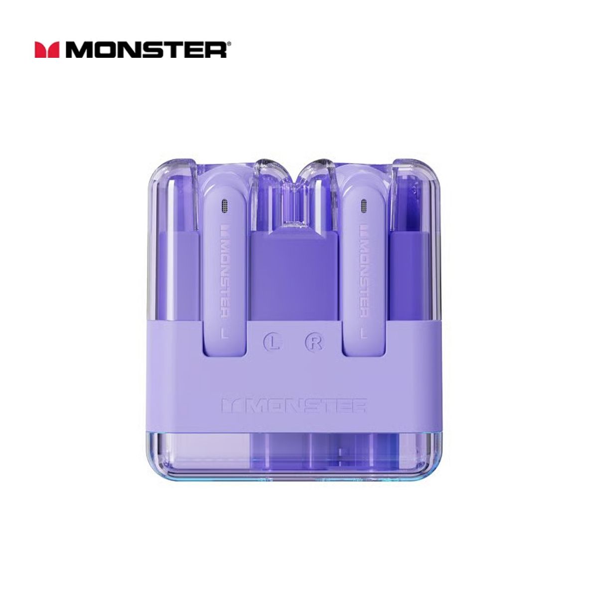 MONSTER - Audífonos inalámbricos Monster Airmars XKT12 Violeta Bt 5.3