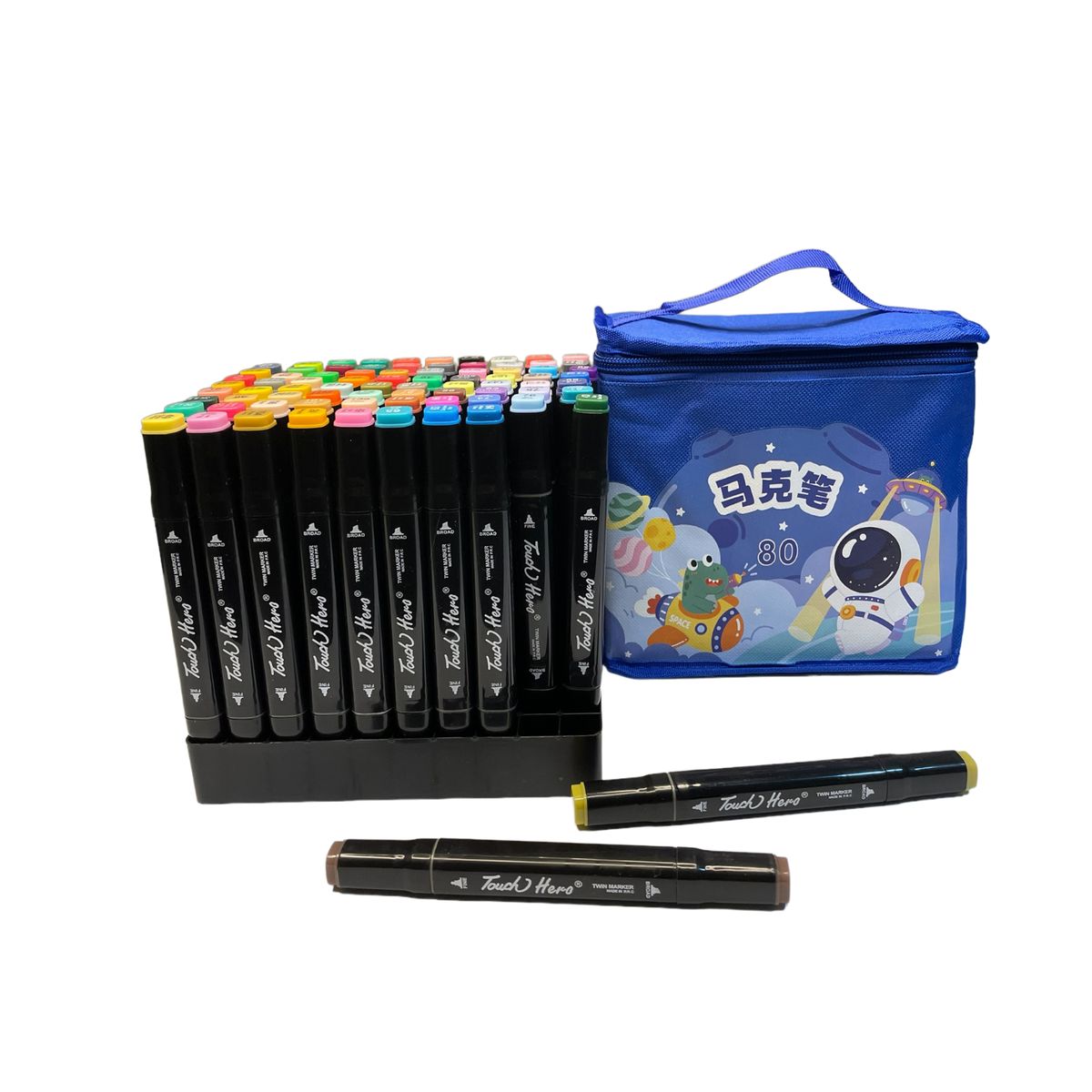 OEM - Set de Plumones 80 Piezas Doble Punta