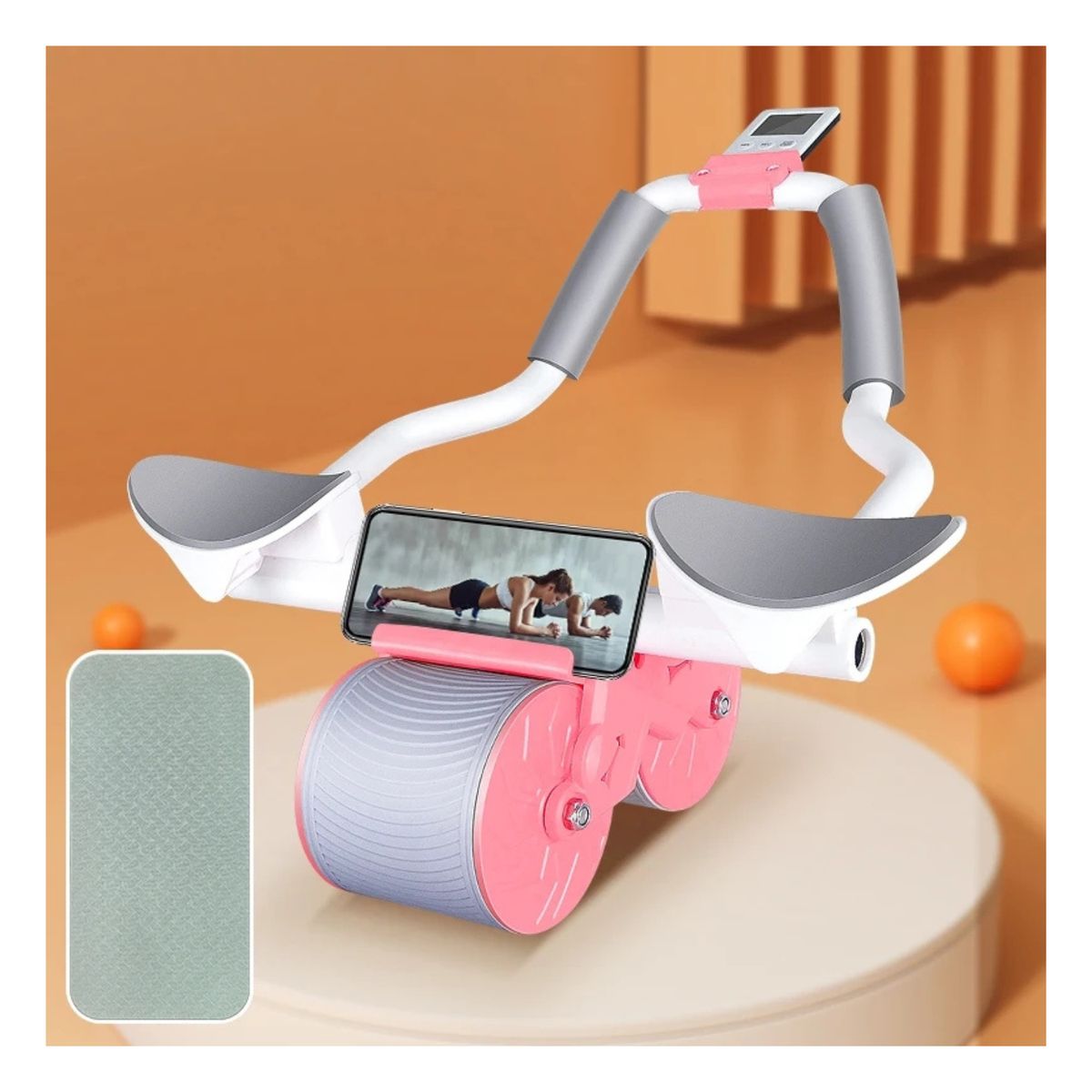 ROHS - Rueda Para Ejercicios Abdomen y Gluteos Rosado