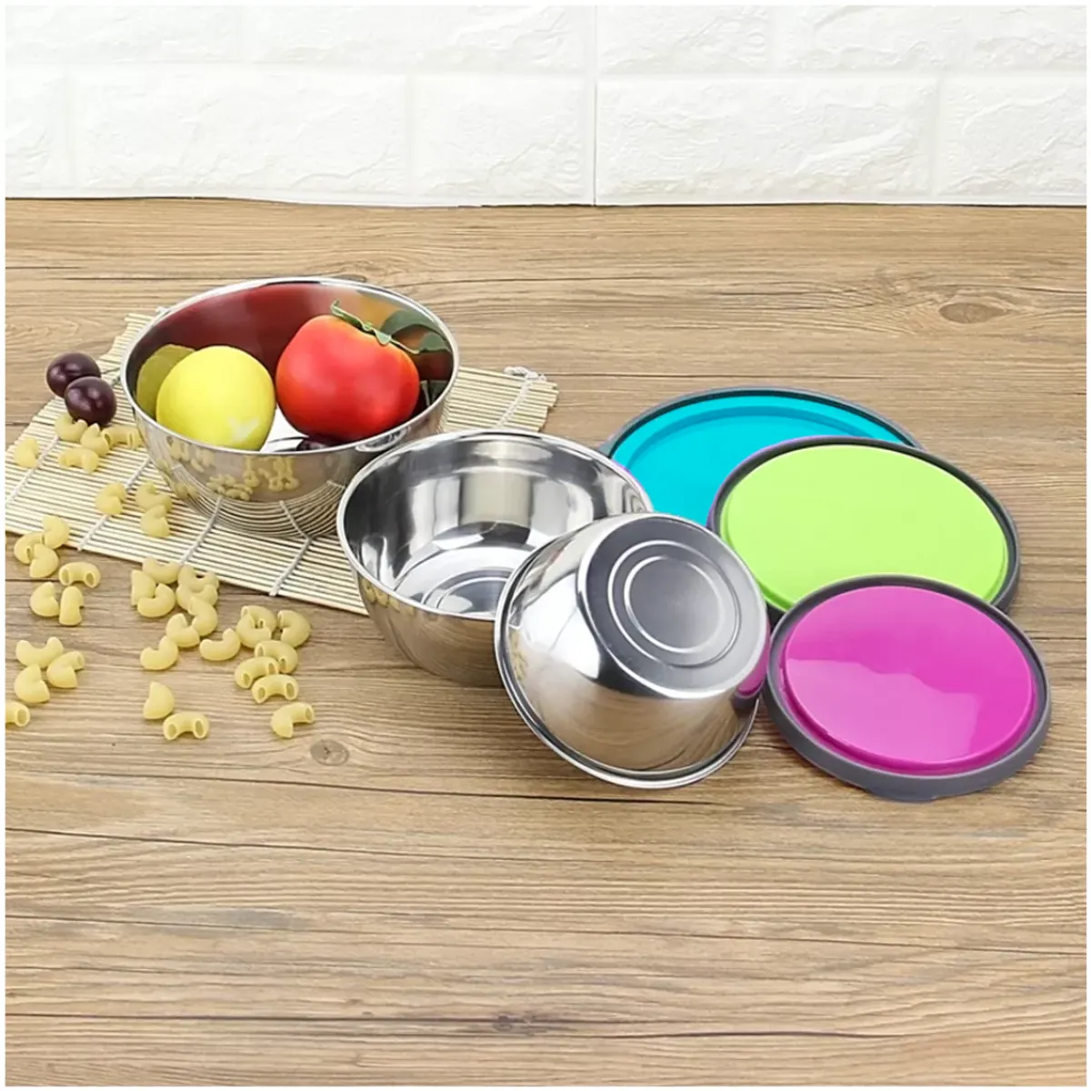 INSPIRA MARKET - Juego de mini bowls de aluminio