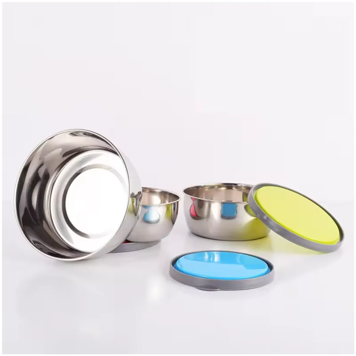 INSPIRA MARKET - Juego de mini bowls de aluminio