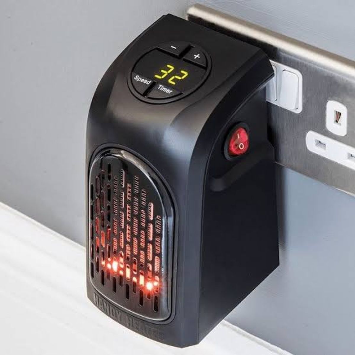 OEM - Mini Calefactor 400W Con Control Regula Hasta 32ºC Oficina Calentador