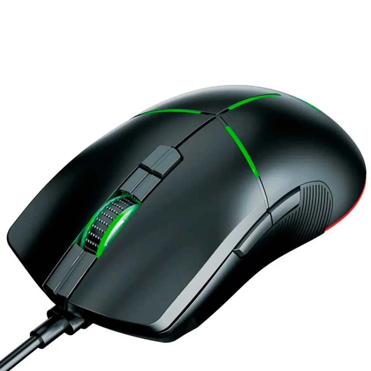 AULA - Mouse AULA F820 6,400 DPI RGB Negro