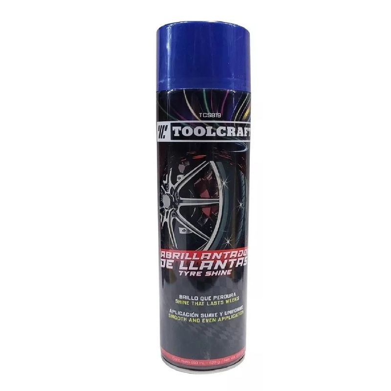 TOOLCRAFT - ABRILLANTADOR DE LLANTAS 650 ML