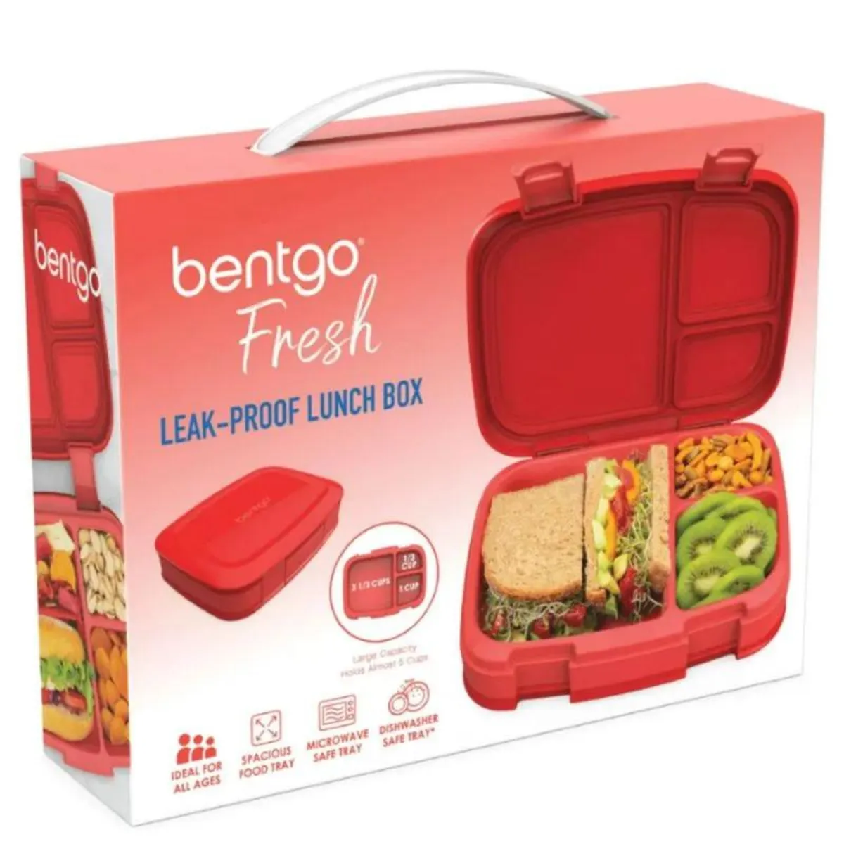 BENTGO - Lonchera Bentgo Fresh Lunch Box Adultos - Rojo