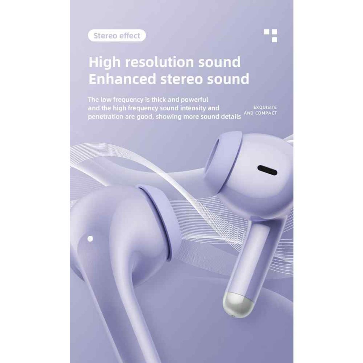 LENOVO - Lenovo - Audífonos Inalámbricos LP40-PRO Bluetooth Morado