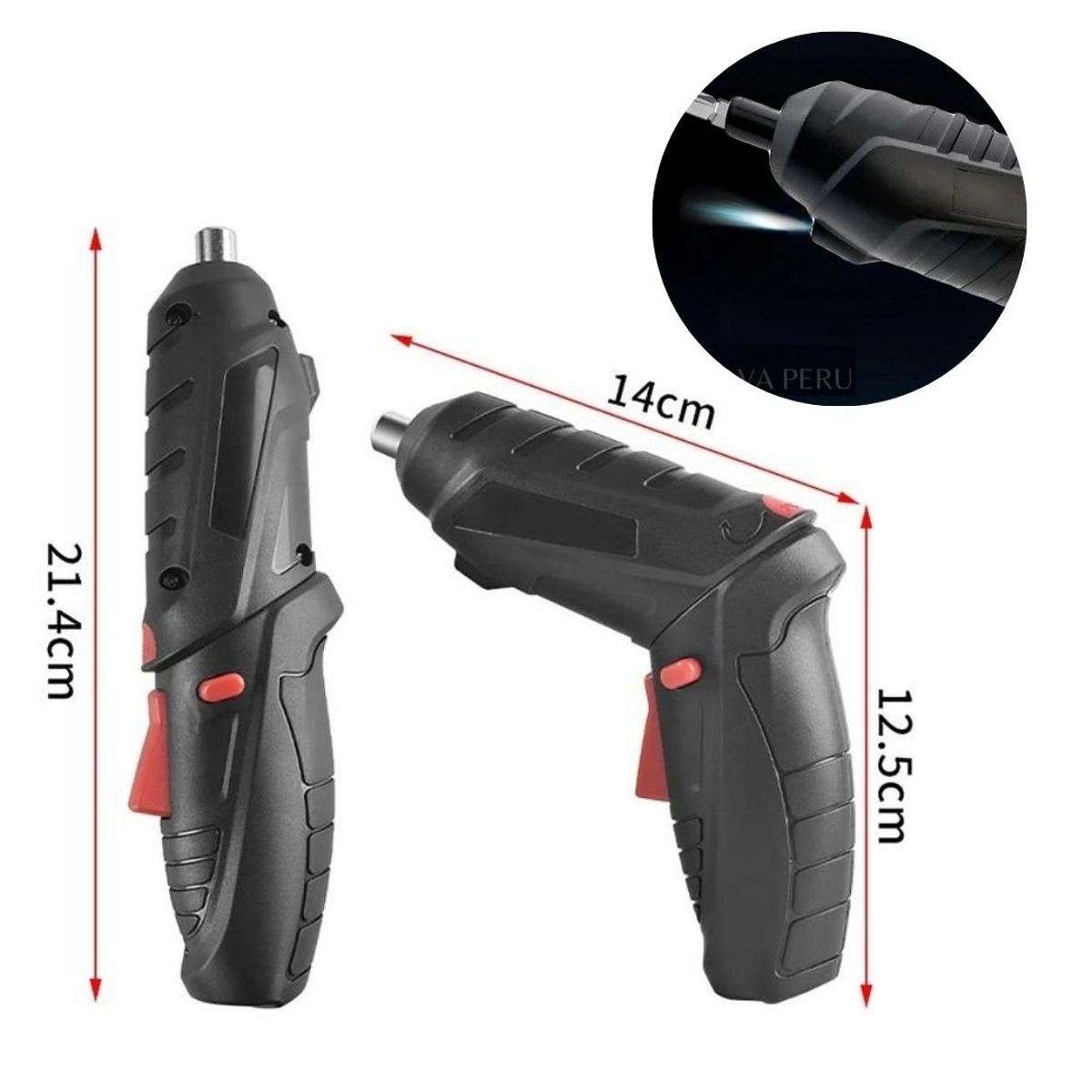 GENERICO - Mini Destornillador Eléctrico Inalámbrico Portátil