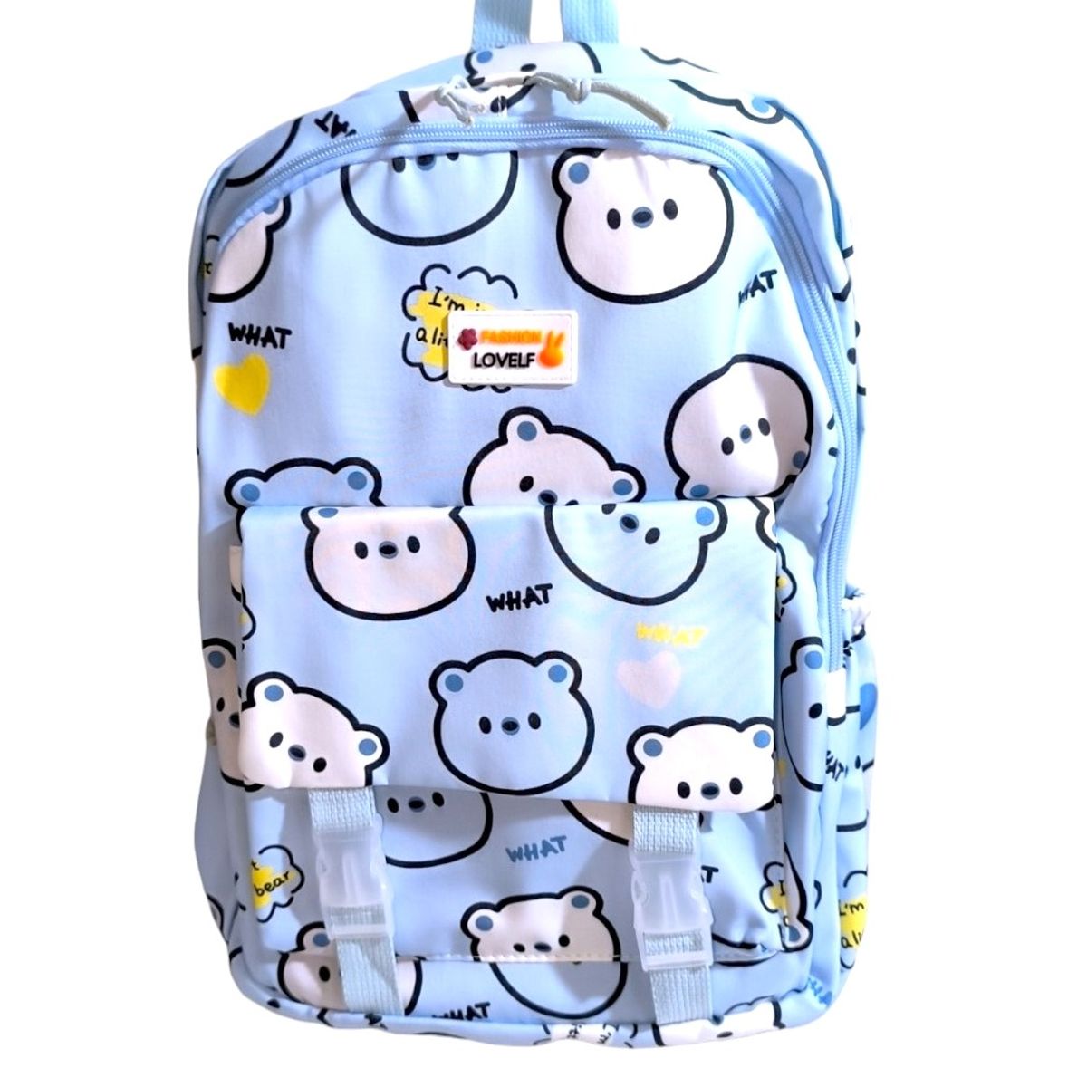 GENERICO - Mochila Kawaii porta laptop diseño Ositos