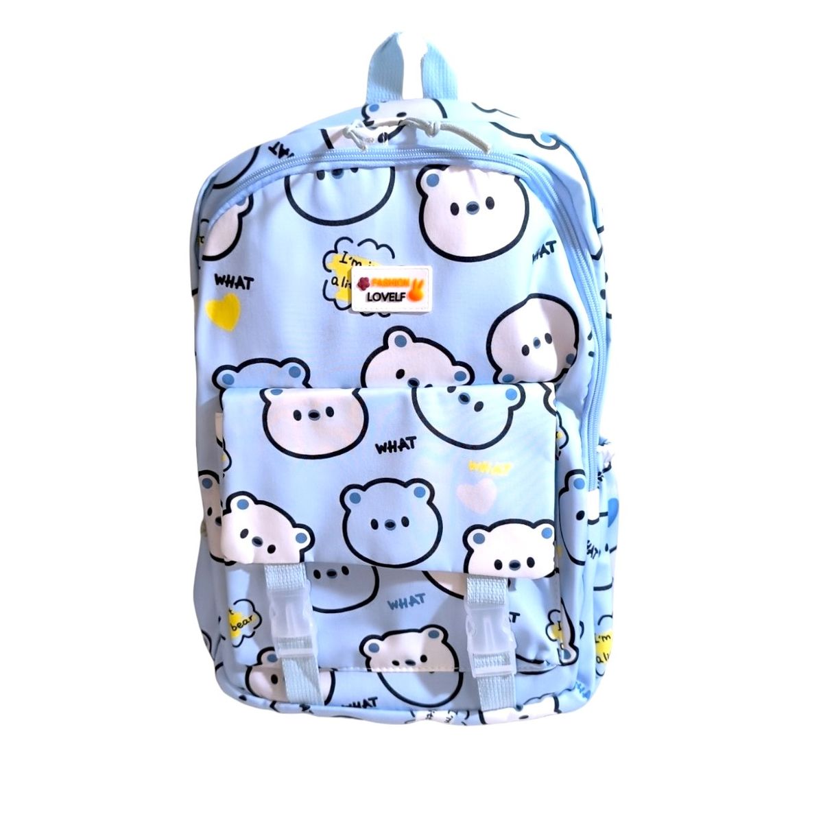 GENERICO - Mochila Kawaii porta laptop diseño Ositos