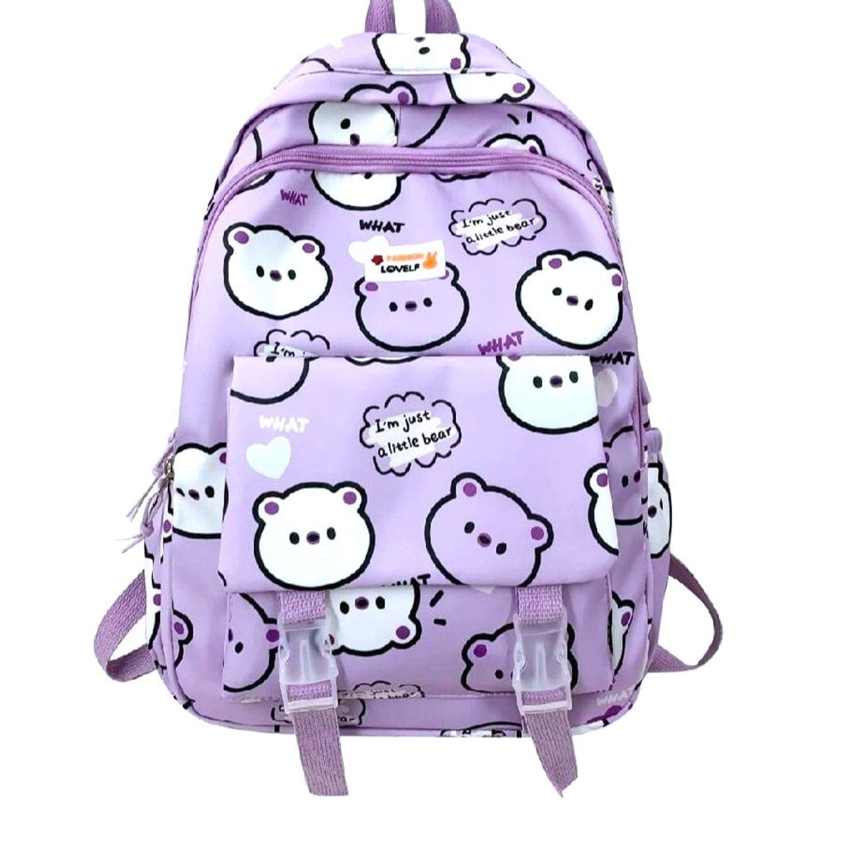 GENERICO - Mochila Kawaii porta laptop diseño Ositos