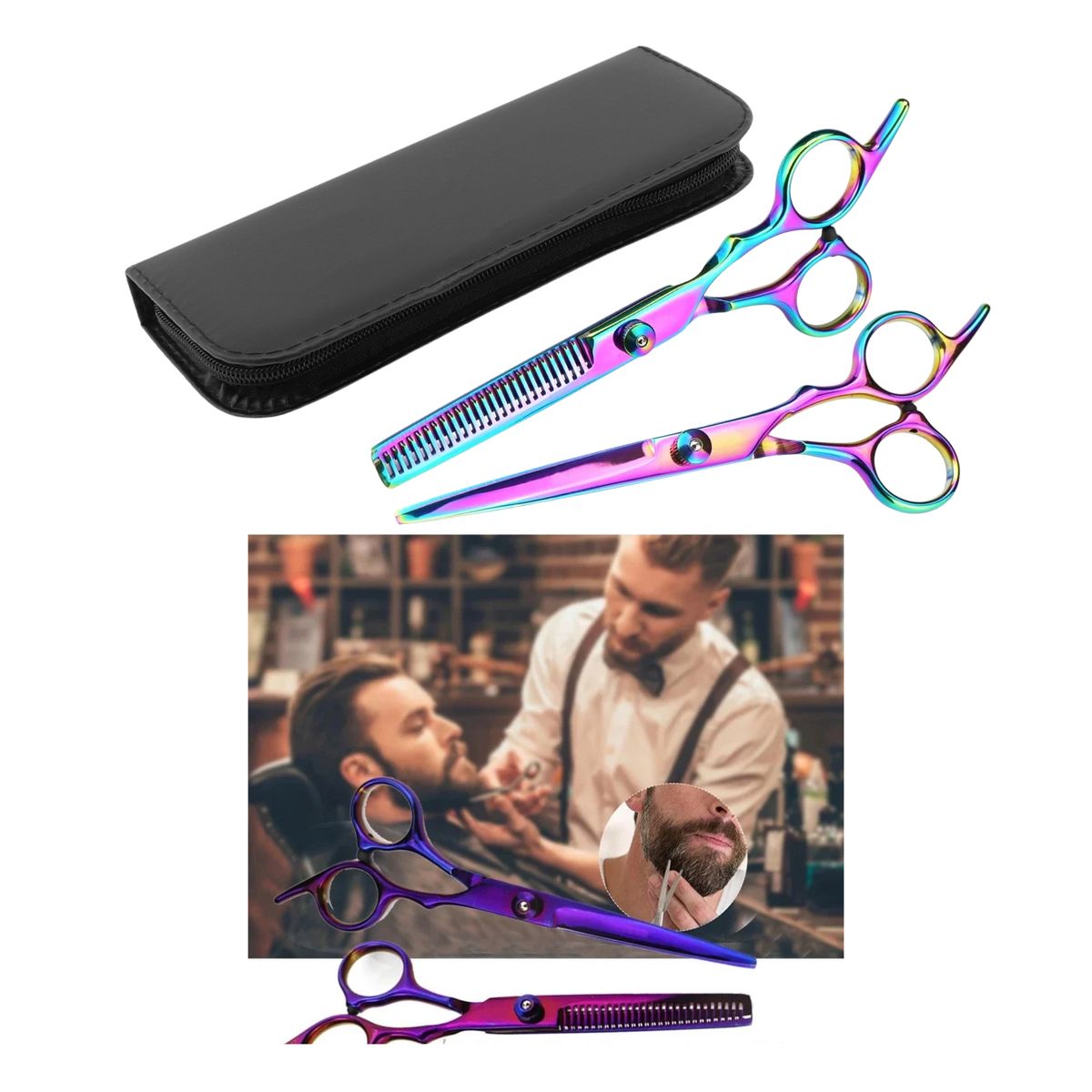 ROHS - Tijeras Peluqueras Para Corte y Grafilado