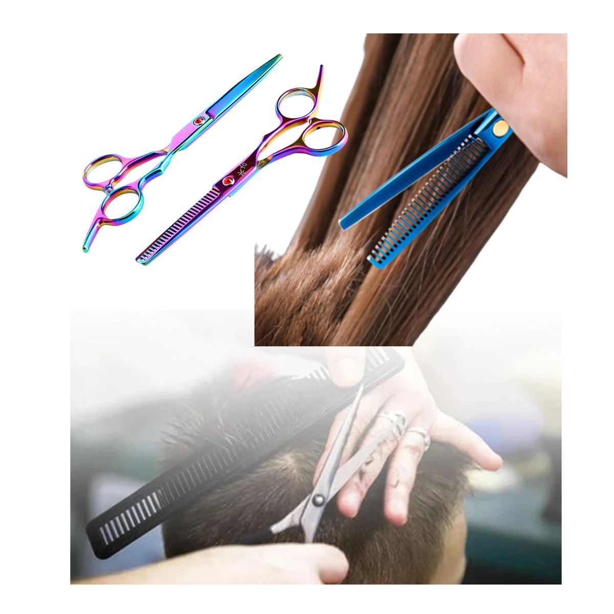 ROHS - Tijeras Peluqueras Para Corte y Grafilado