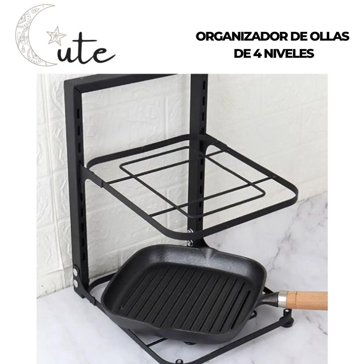 GENERICO - ORGANIZADOR DE OLLAS DE 4 NIVELES