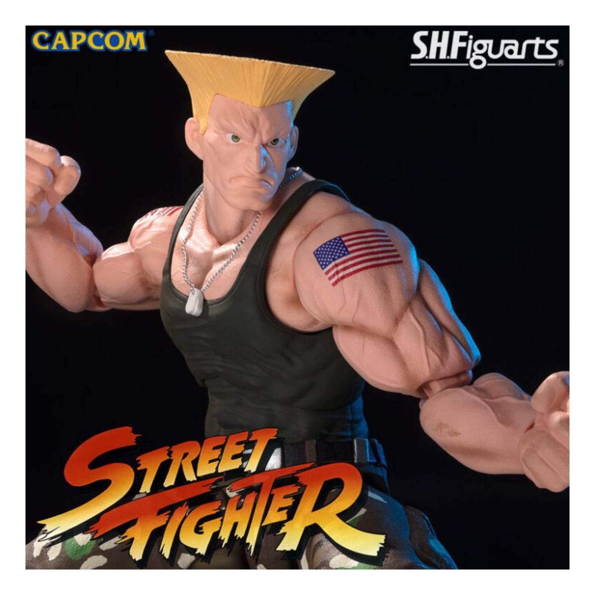 BANDAI - Street Fighter SH Figuarts Guile Outfit 2 Ver