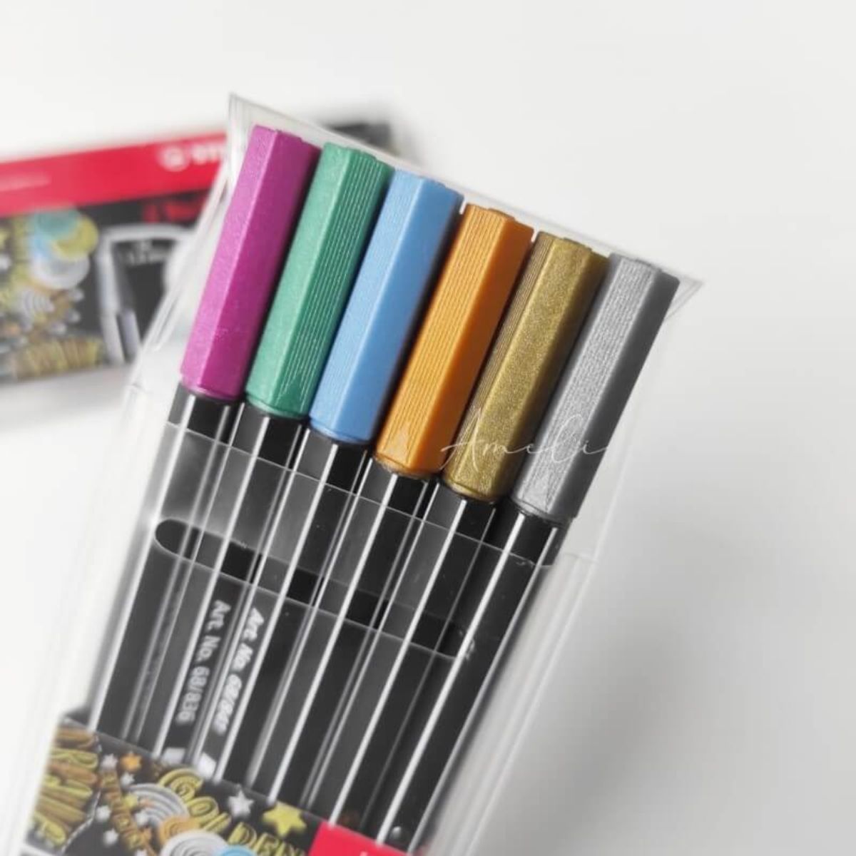 STABILO - Marcadores Pen 68 x 6 Metálicos