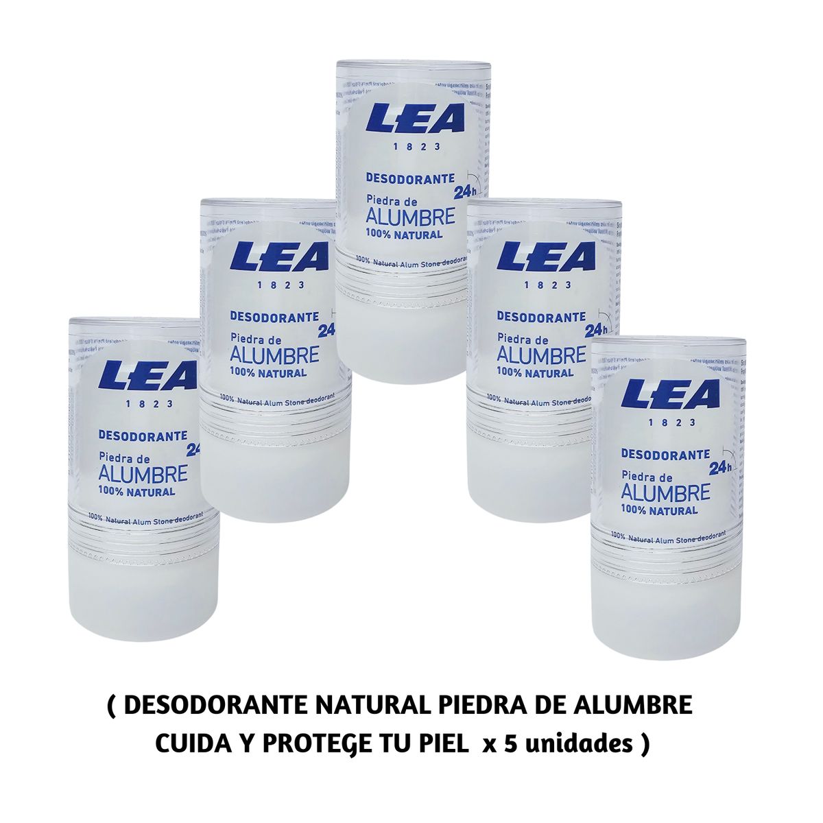 OEM - Desodorante Piedra de Alumbre 100% por ciento Natural x 5uni