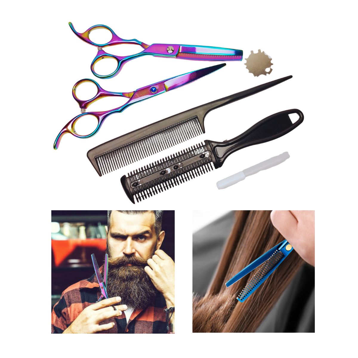 ROHS - Tijeras Peluqueras Para Corte y Grafilado