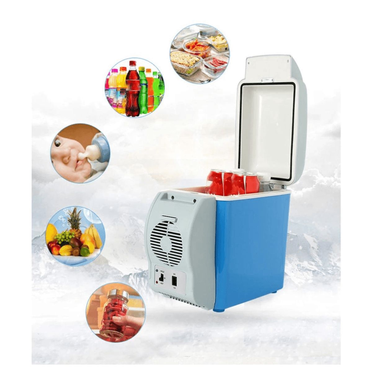 OEM - Refrigerador Cooler Nevera Portátil 75Litros para Auto