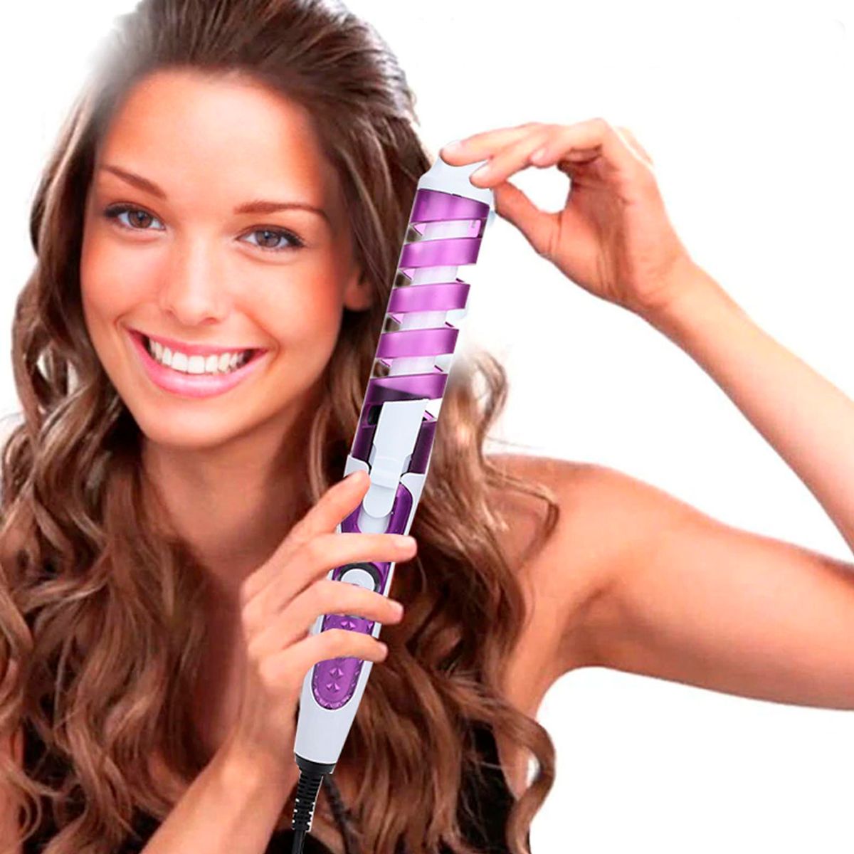 OEM - Tenaza Rizador Ondulador De Cabello Electrico Facil De Usar