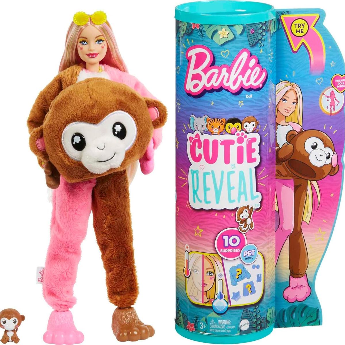 XCLUSIVE - MUÑECA CUTIE REVEAL MONITO ORIGINAL