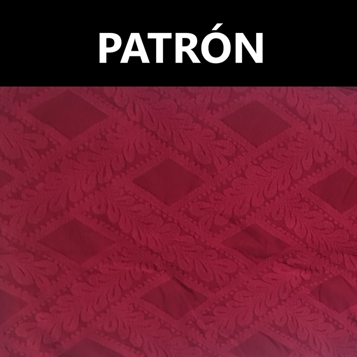 GENERICO - Pack 4 Fundas elástica para silla de comedor rombo Rojo