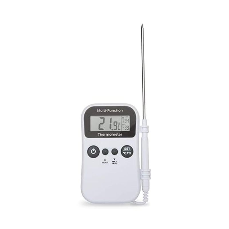 ETI - TERMOMETRO DIGITAL MULTIFUNCION COCINA CON ALARMA MÁXIMA Y MINIMA ETI