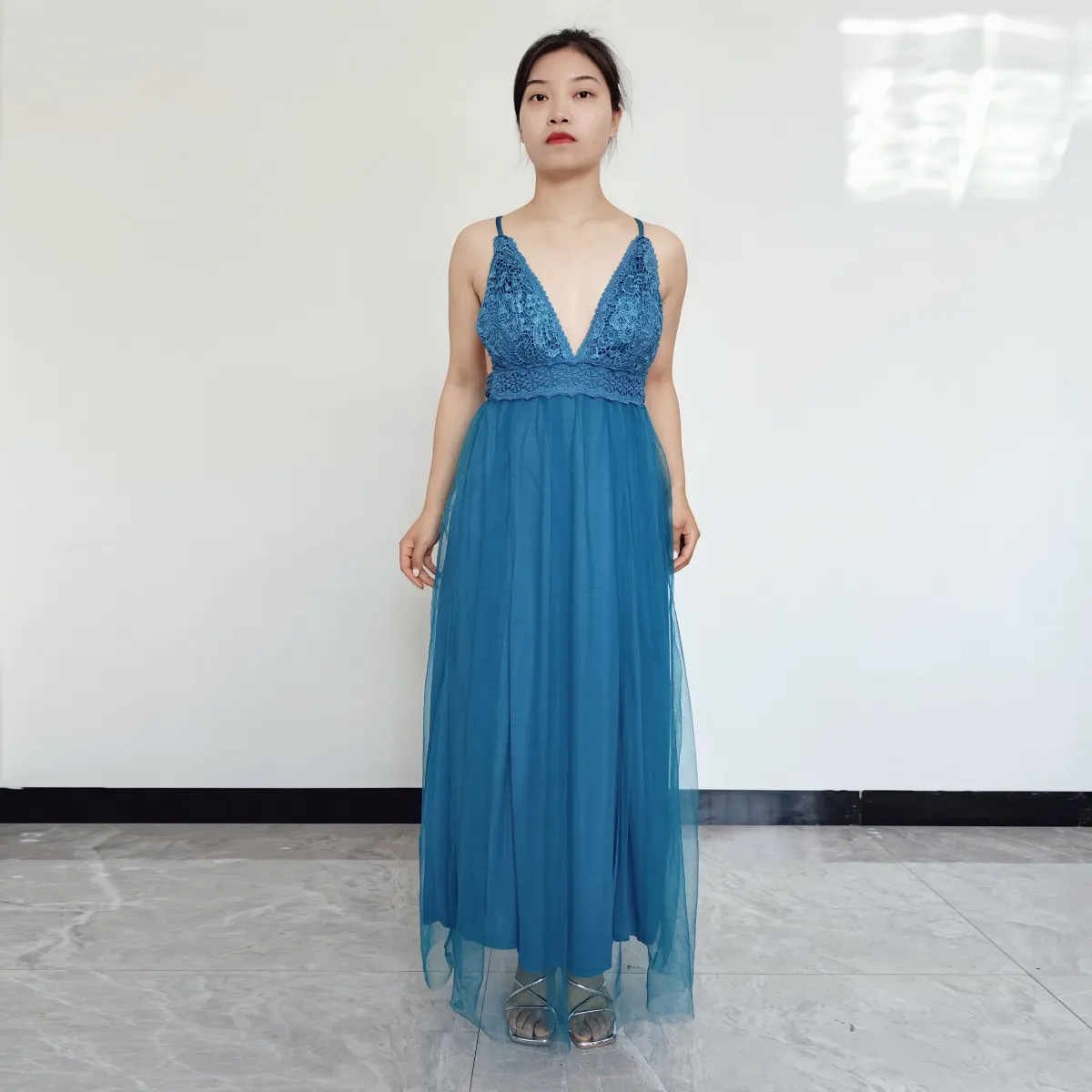 RINODERINA - Vestido Largo Elegante Playa Moda Mujer