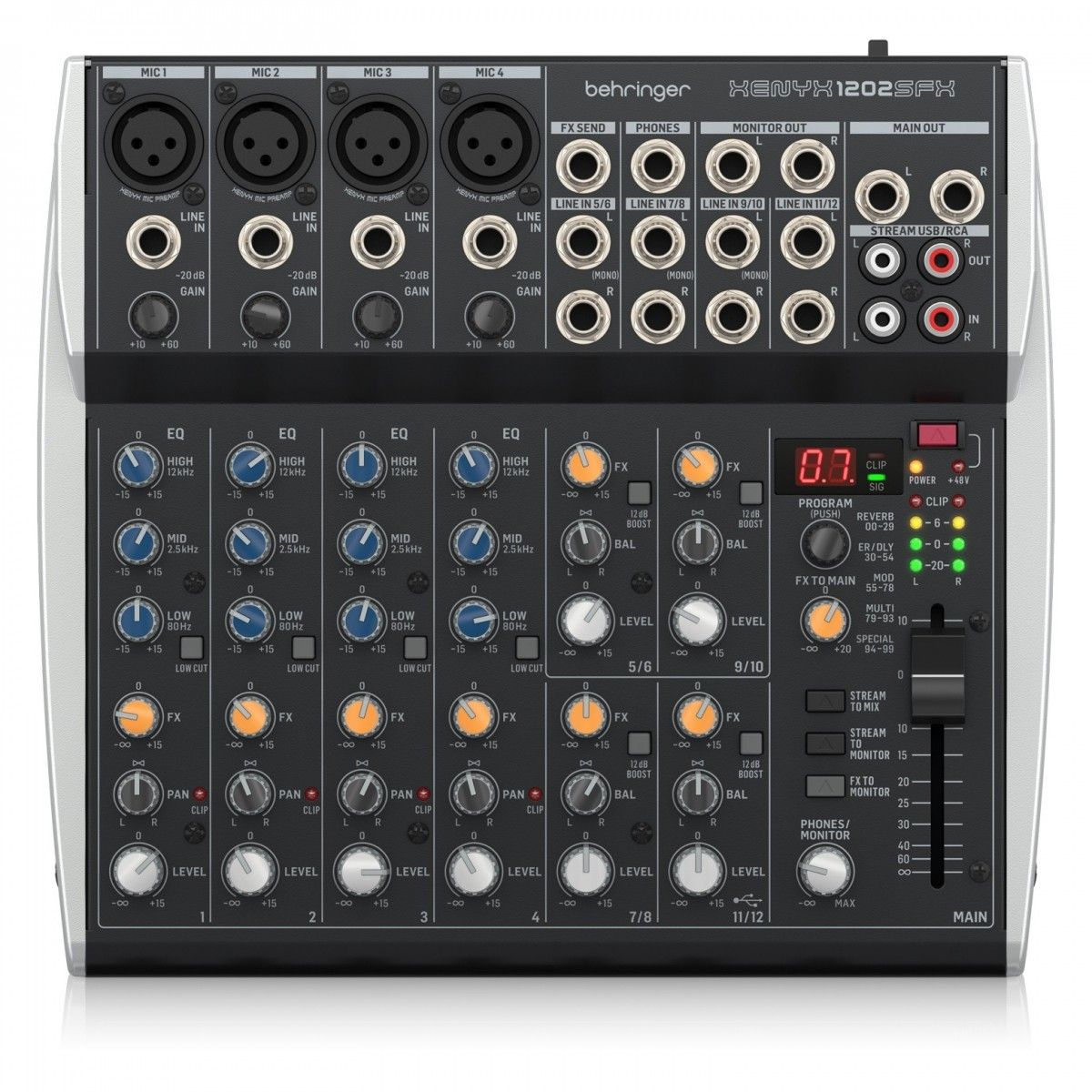 BEHRINGER - Mezclador Analógico Behringer XENYX 1202SFX