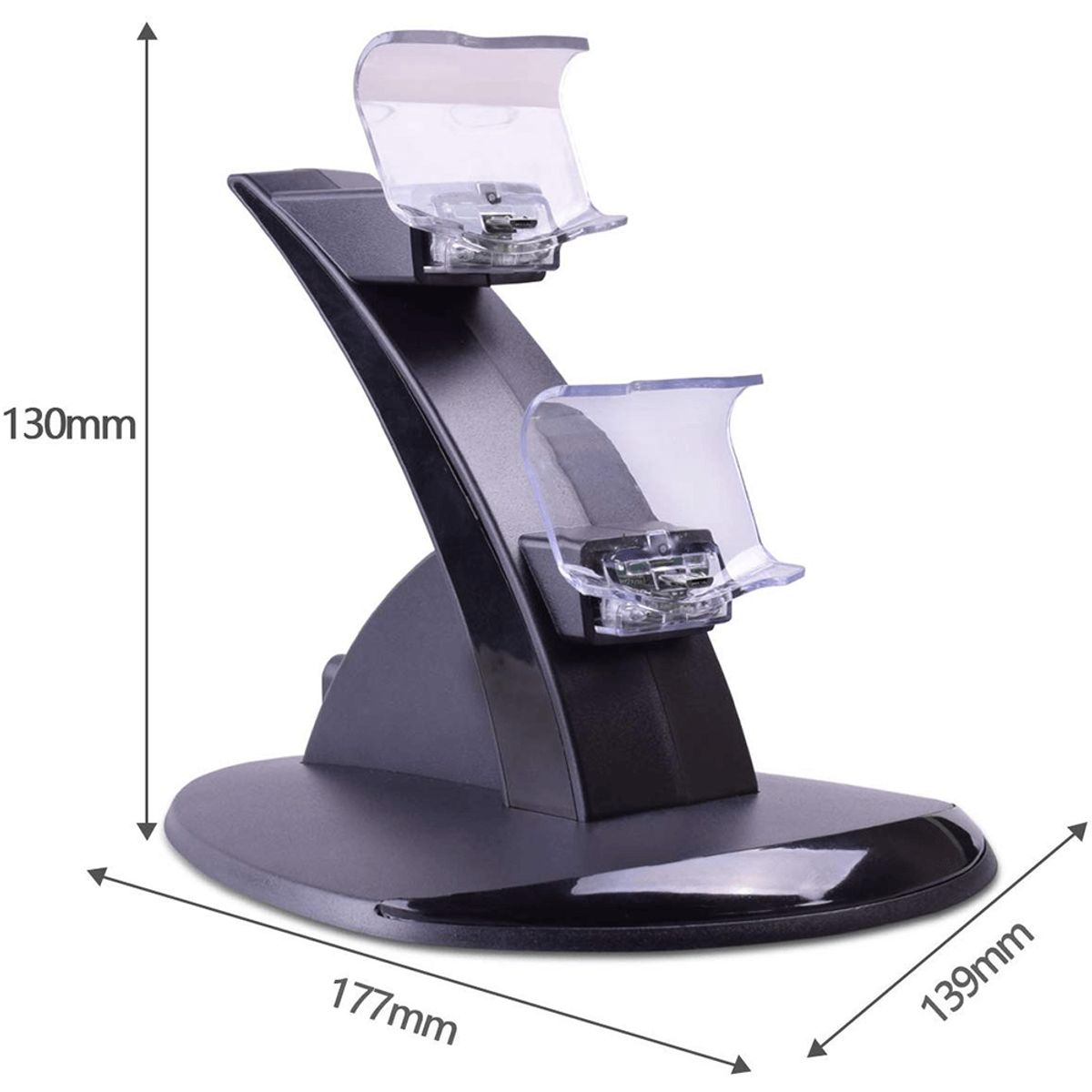 OEM - Cargador Dual Shock Ps4 Mandos Playstation Ps4 LED Vertical