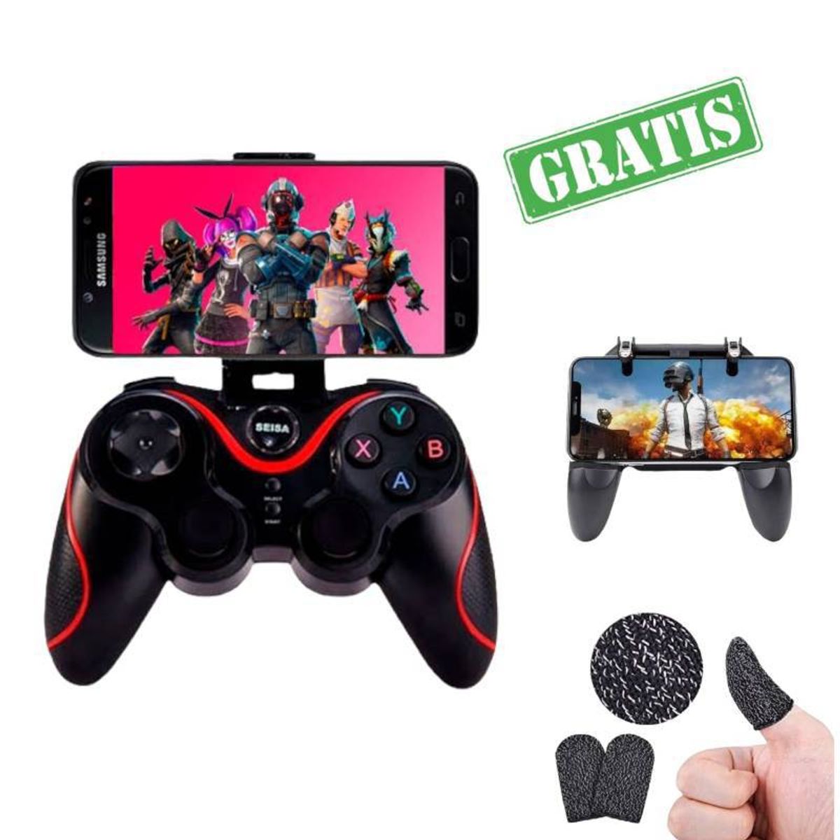 OEM - Gamepad Mando Joystick Bluetooth GRATIS  Gatillo  Dedales