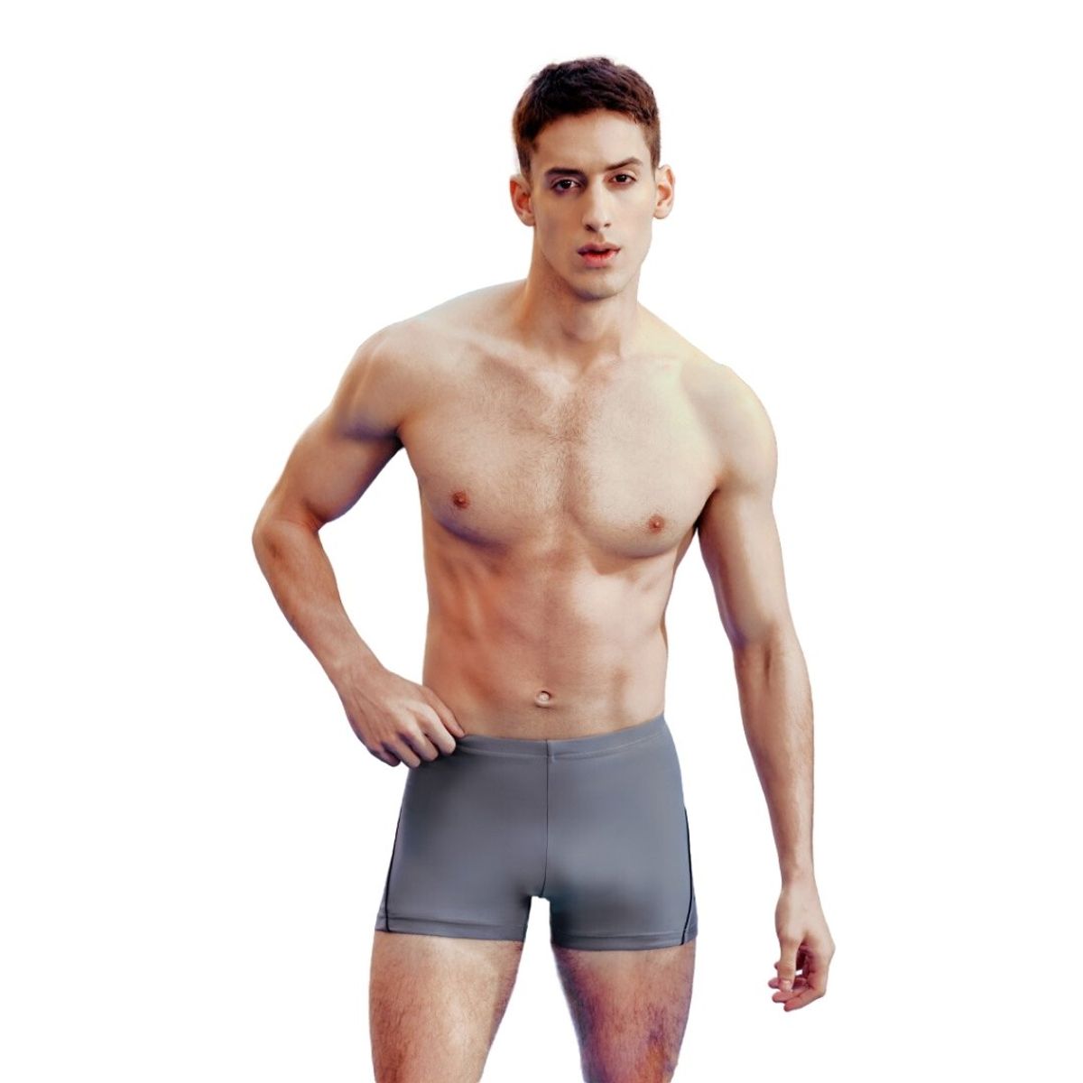 TYT SPORTS - Traje de Baño Hombre YINGFA Trunks Color Solid