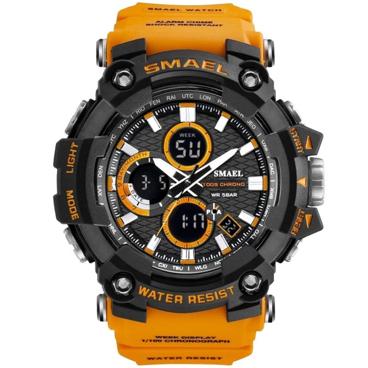 SMAEL - Reloj Deportivo SMAEL 1802D Cuarzo Digital Análogo