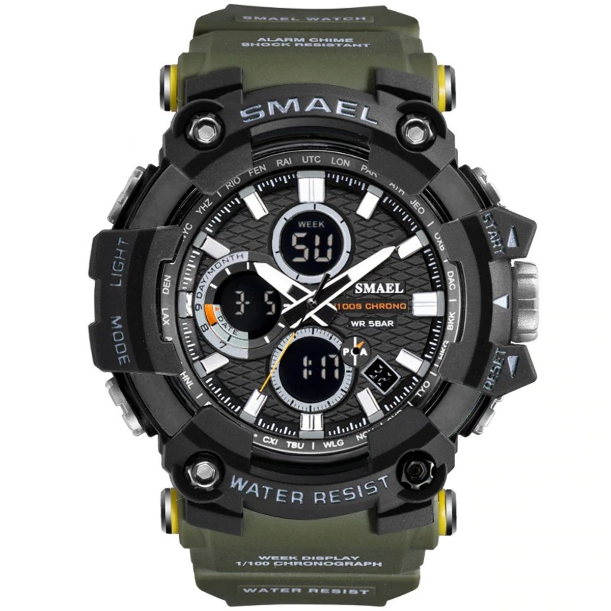 SMAEL - Reloj Deportivo SMAEL 1802D Cuarzo Digital Análogo