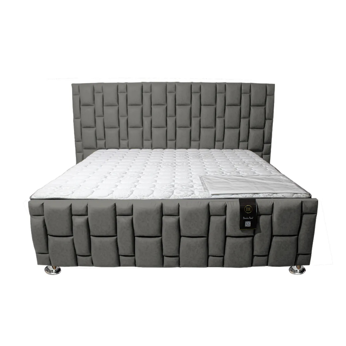 BARAKA HOME - Dormitorio Piecera Throne Pocket Vip 2 Plz - Pranna Plata