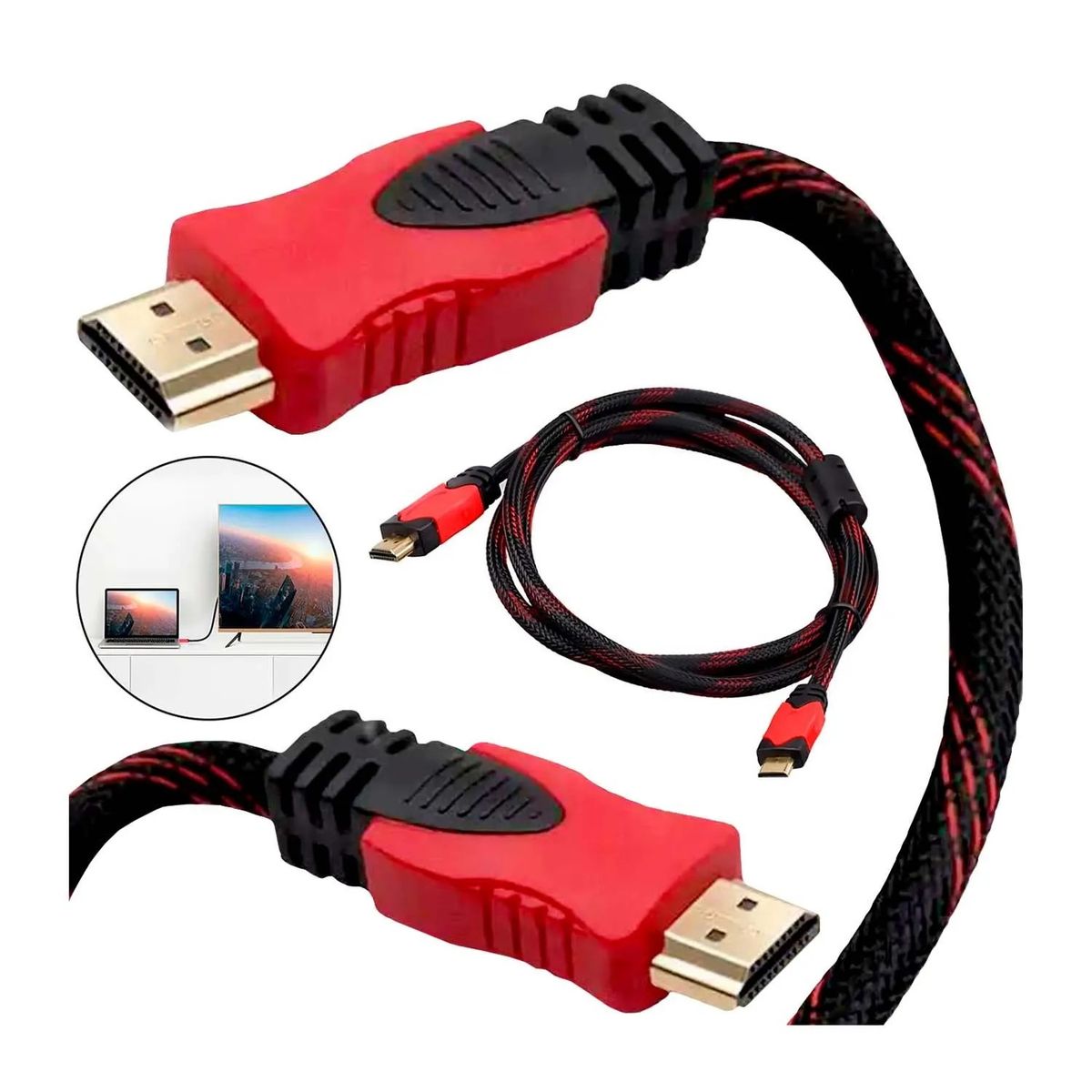 OEM - Cable HDMI - HDMI con Filtro 20M 20metros Full HD 3D V14