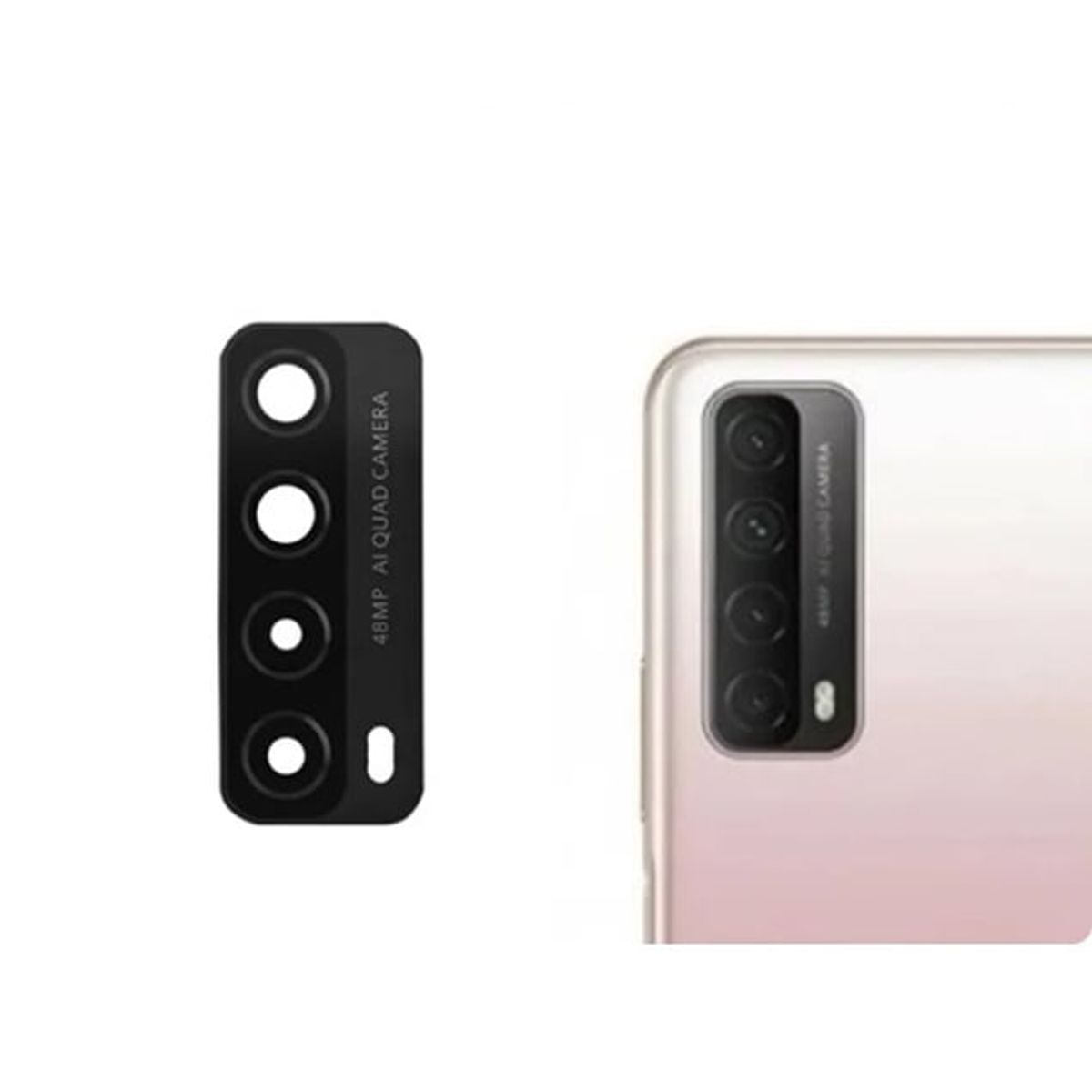 GENERICO - Repuesto lente Vidrio de cámara Huawei P Smart 2021