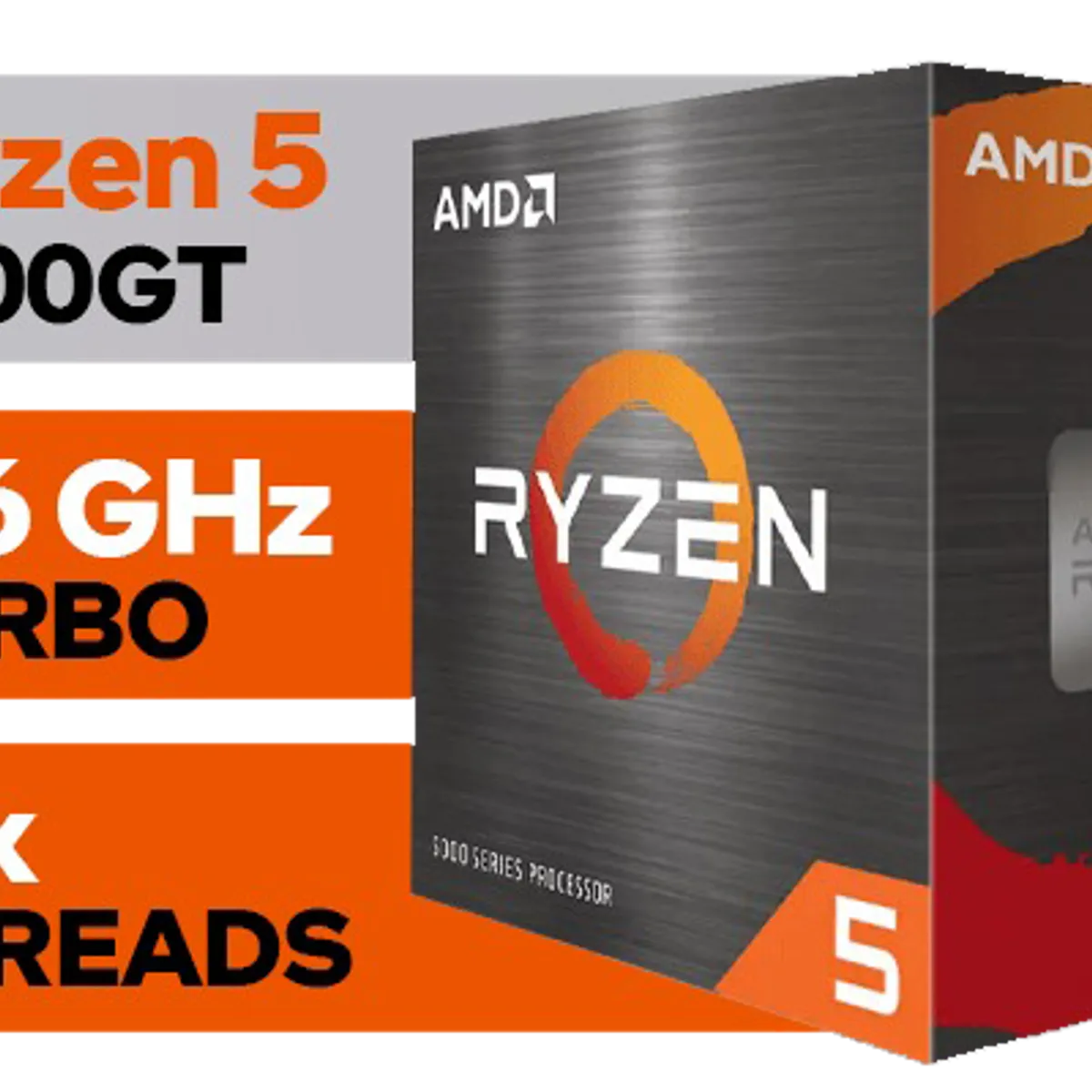 AMD - Computadora PC GAMER RYZEN 5 5600GT RAM 16GB SSD 500GB PANTALLA 24" FULL HD