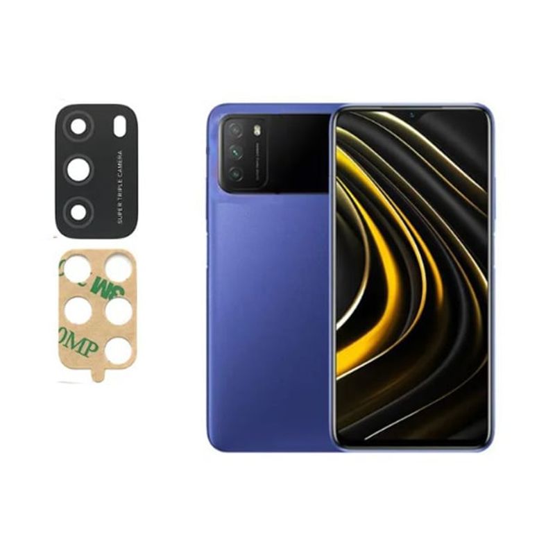 GENERICO - Repuesto lente Vidrio de cámara Pocophone M3