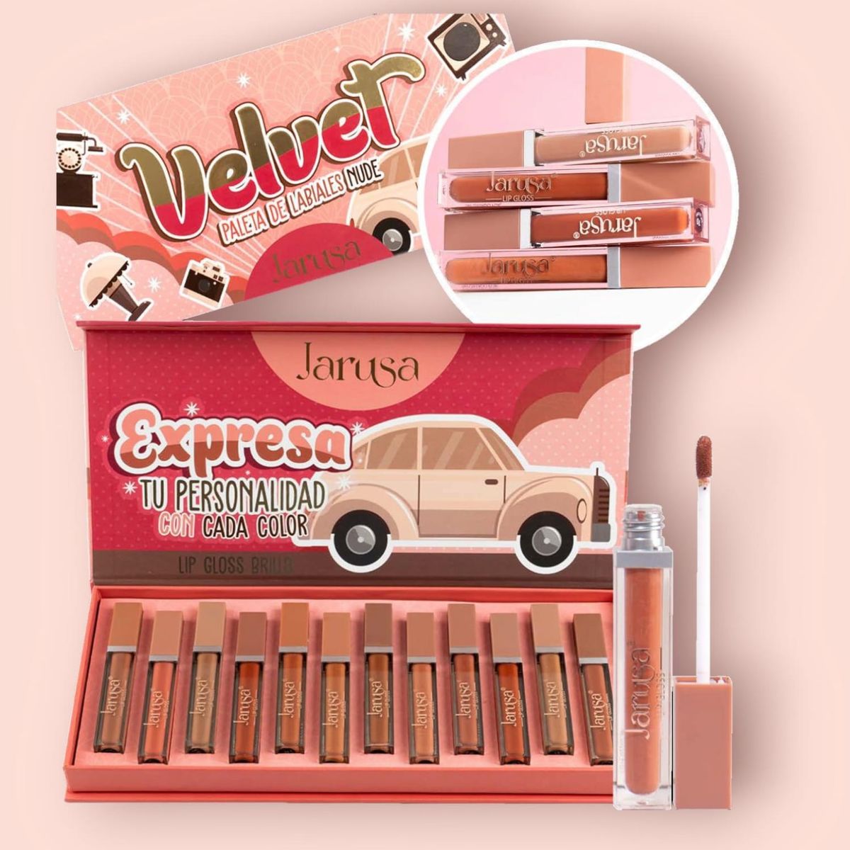 GENERICO - LABIAL MATTE VELVET JARUSA 12 unid